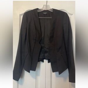 Vintage Black Bebe Cropped Blazer Jacket Size 2